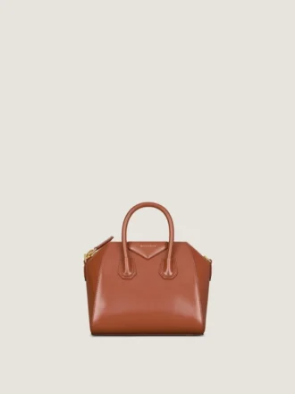 Antigona Bag in pelle Box