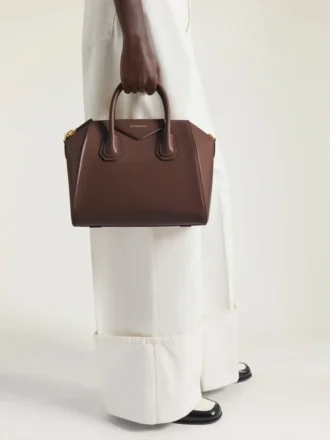 Antigona Bag piccola in pelle Box