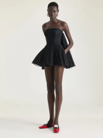 Ballerine con tacco quadrato in vernice