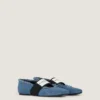 Ballerine squadrate in denim Ballerine squadrate in denim