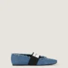 Ballerine squadrate in denim Ballerine squadrate in denim
