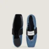 Ballerine squadrate in denim Ballerine squadrate in denim