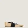 Ballerine squadrate in pelle effetto specchio Ballerine squadrate in pelle effetto specchio