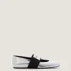 Ballerine squadrate in pelle effetto specchio Ballerine squadrate in pelle effetto specchio