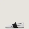 Ballerine squadrate in pelle effetto specchio Ballerine squadrate in pelle effetto specchio