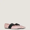 Ballerine squadrate in raso Ballerine squadrate in raso
