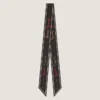 Bandeau in seta con firma Givenchy multicolore Bandeau in seta con firma Givenchy multicolore