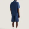 Bermuda con cuciture couture in denim con timbro Givenchy