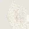 Body con spacchi in maglia con perle ricamate Body con spacchi in maglia con perle ricamate