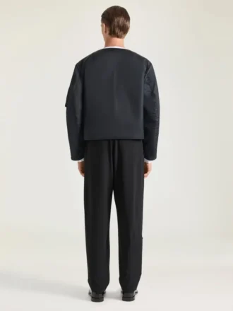 Bomber couture impreziosito da cuciture in nylon