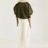 Bomber in cotone e lana con collo in montone Bomber in cotone e lana con collo in montone