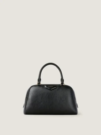 Borsa Antigona East-West in pelle martellata