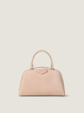 Borsa Antigona East-West in pelle scamosciata