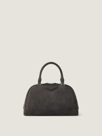 Borsa Antigona East-West in pelle scamosciata