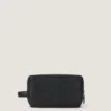Borsa da toilette U Backpack in pelle martellata Borsa da toilette U Backpack in pelle martellata
