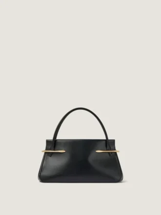 Borsa Pinch media in pelle
