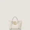 Borsa Small the Snatch in pelle martellata