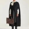 Borsa Snatch grande in pelle martellata Borsa Snatch grande in pelle martellata