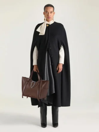 Borsa Snatch grande in pelle martellata