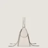 Borsa Snatch grande in pelle martellata Borsa Snatch grande in pelle martellata
