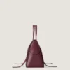 Borsa Snatch grande in pelle martellata Borsa Snatch grande in pelle martellata