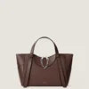 Borsa Snatch media in pelle martellata Borsa Snatch media in pelle martellata