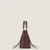 Borsa Snatch media in pelle martellata Borsa Snatch media in pelle martellata