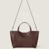 Borsa Snatch media in pelle martellata Borsa Snatch media in pelle martellata