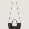 Borsa Snatch piccola in pelle bicolore martellata Borsa Snatch piccola in pelle bicolore martellata