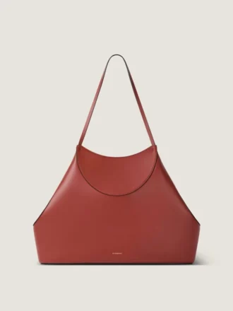Borsa tote media Facet in pelle martellata Borsa tote media Facet in pelle martellata