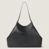 Borsa tote media Facet in pelle martellata Borsa tote media Facet in pelle martellata