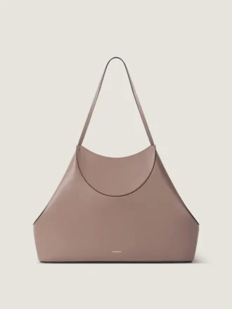 Borsa tote media Facet in pelle martellata Borsa tote media Facet in pelle martellata