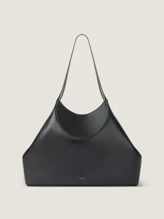Borsa tote media Facet in pelle martellata