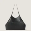 Borsa tote media Facet in pelle martellata Borsa tote media Facet in pelle martellata