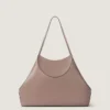 Borsa tote media Facet in pelle martellata Borsa tote media Facet in pelle martellata
