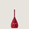 Borsa tote orizzontale a pieghe in pelle nappa Borsa tote orizzontale a pieghe in pelle nappa