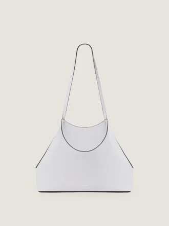 Borsa tote piccola a faccette in pelle martellata Borsa tote piccola a faccette in pelle martellata
