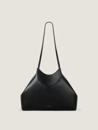 Borsa tote piccola a faccette in pelle martellata Borsa tote piccola a faccette in pelle martellata