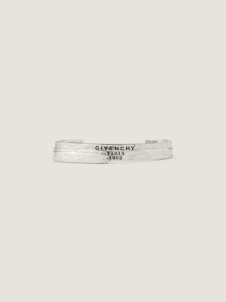 Bracciale a cuffia Givenchy Tape in metallo e smalto