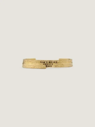 Bracciale a cuffia Givenchy Tape in metallo e smalto