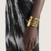 Bracciale a fascia Givenchy in metallo e smalto Bracciale a fascia Givenchy in metallo e smalto