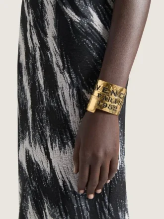 Bracciale a fascia Givenchy in metallo e smalto