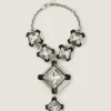 Bracciale Deconstructed Crystals in metallo e cristalli