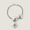 Bracciale Deconstructed Crystals in metallo e cristalli
