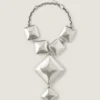 Bracciale Deconstructed Crystals in metallo e cristalli