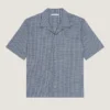Camicia a quadri in cotone con ricamo Givenchy Paris Camicia a quadri in cotone con ricamo Givenchy Paris