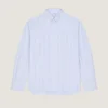 Camicia a righe con cuciture couture in cotone Oxford Camicia a righe con cuciture couture in cotone Oxford
