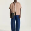 Camicia con cuciture couture in cotone con toppa Givenchy Paris Camicia con cuciture couture in cotone con toppa Givenchy Paris