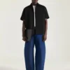 Camicia con cuciture couture in cotone con toppa Givenchy Paris Camicia con cuciture couture in cotone con toppa Givenchy Paris