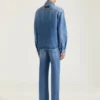 Camicia con cuciture couture in denim lavato Shadow Camicia con cuciture couture in denim lavato Shadow